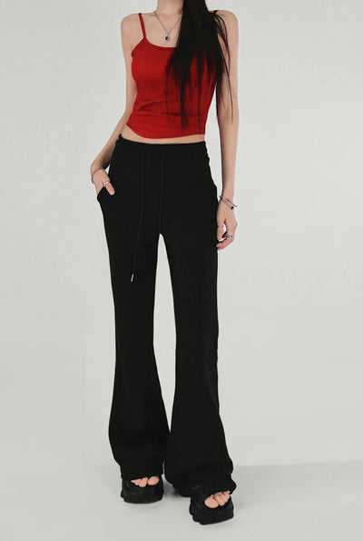 LARA CAP U-NECK BACKLESS CROPPED SLEEVELESS TOP Cropped sleeveless top