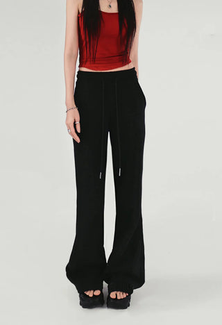 EASY DAILY BOOTCUT SWEAT BANDING PANTS