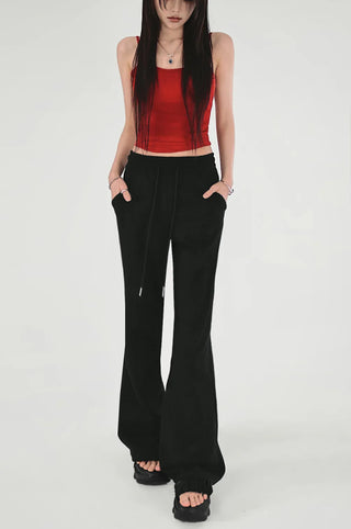 EASY DAILY BOOTCUT SWEAT BANDING PANTS