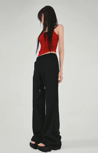 EASY DAILY BOOTCUT SWEAT BANDING PANTS