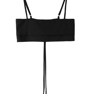 ER BUSTIER BACK EYELET LAYERED VEST