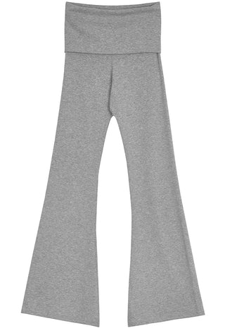 WRAP LOWRISE SLIM BOOTCUT BANDED PANTS