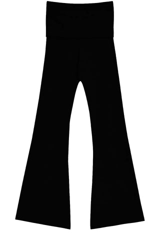 WRAP LOWRISE SLIM BOOTCUT BANDED PANTS