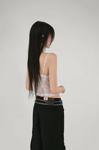 HOLT REAL POCKET DETAIL TUCK WIDE PANTS