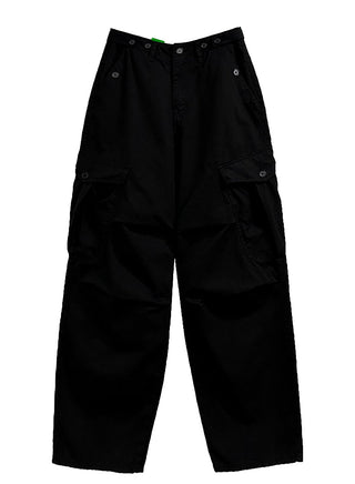 HOLT REAL POCKET DETAIL TUCK WIDE PANTS