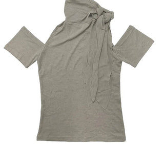 KAI LINEN LOOSE FIT UNBAL SCARF OFF-SHOULDER T