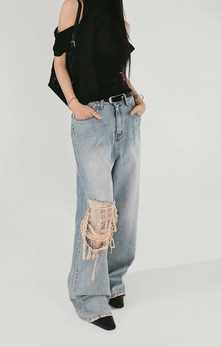 KAI LINEN LOOSE FIT UNBAL SCARF OFF-SHOULDER T