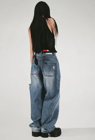 SATIN SCARF LOOSE FIT HALTER NECK SLEEVELESS BLOUSE