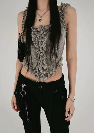 MADE CHAIN LEATHER WEAVING KEYRING