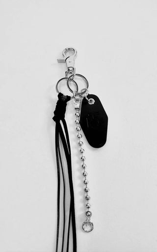 MADE CHAIN LEATHER WEAVING KEYRING