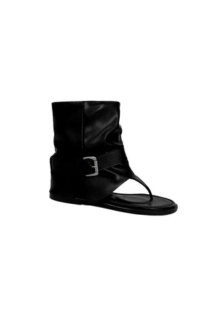 Folding Flip Buckle Warmer Middle Boots