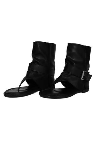 Folding Flip Buckle Warmer Middle Boots