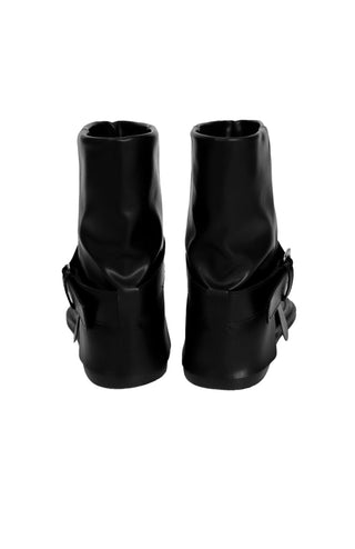 Folding Flip Buckle Warmer Middle Boots