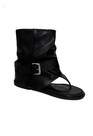 Folding Flip Buckle Warmer Middle Boots