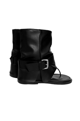 Folding Flip Buckle Warmer Middle Boots