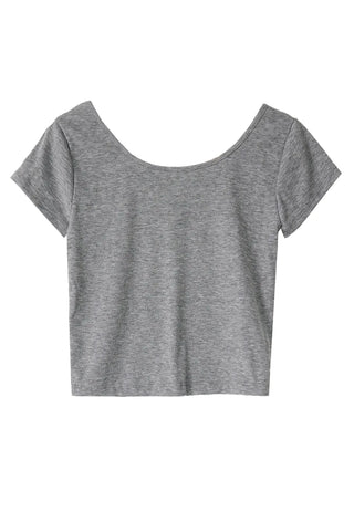 SAINT U-NECK DAILY SHORT SLEEVE T-SHIRT Saint Golji Soft Round U-Neck Daily Short Sleeve T-Shirt