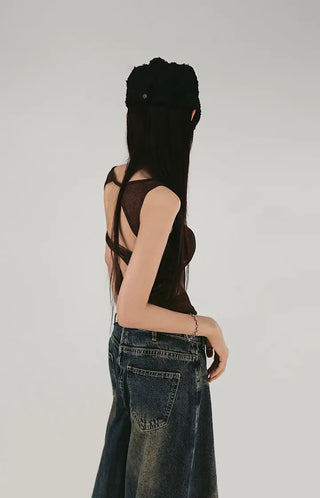 RIHAT CUT-OFF DAMAGE BERET HUNTING CAP