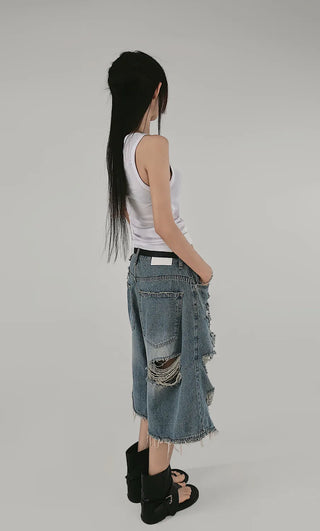 ETHNIC LOOSE FIT LACE FRILL KNIT CARDIGAN