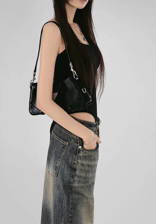 BOOM BODY SUIT BACK HOLE SLEEVELESS