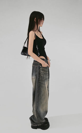 BOOM BODY SUIT BACK HOLE SLEEVELESS