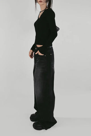 DETT SOFT V-NECK KNIT CARDIGAN