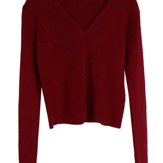 DETT SOFT V-NECK KNIT CARDIGAN