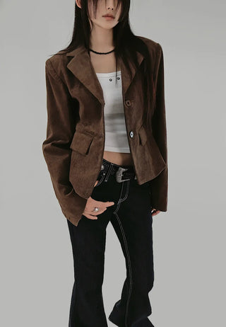 CORDUROY COLLAR JACKET