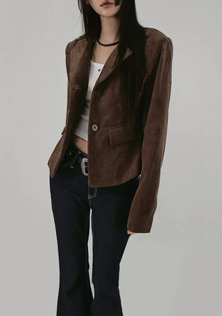 CORDUROY COLLAR JACKET