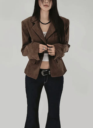 CORDUROY COLLAR JACKET