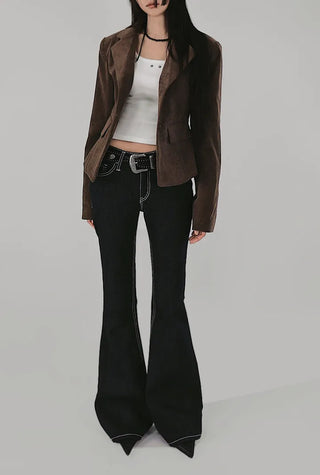 CORDUROY COLLAR JACKET