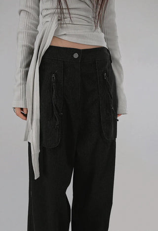 IS WRAP HOOD V-NECK STRAP HOODED CARDIGAN