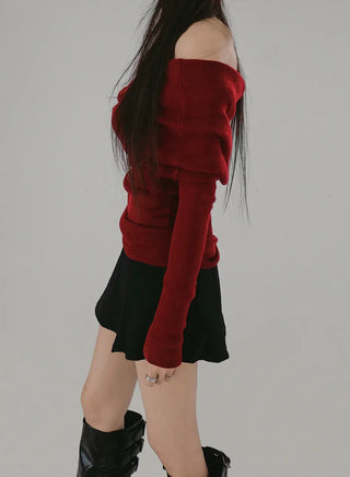 EL SIDE POCKET INCISION HOT MINI SKIRT