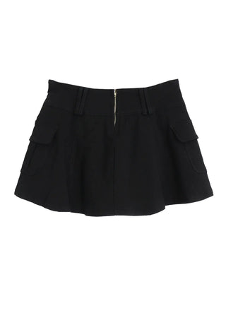 EL SIDE POCKET INCISION HOT MINI SKIRT