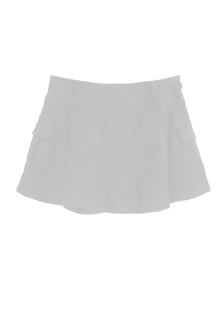 EL SIDE POCKET INCISION HOT MINI SKIRT