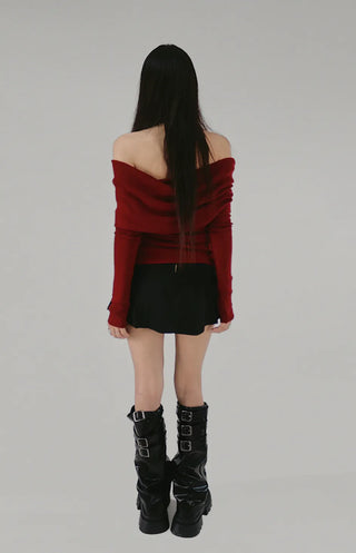 EL SIDE POCKET INCISION HOT MINI SKIRT