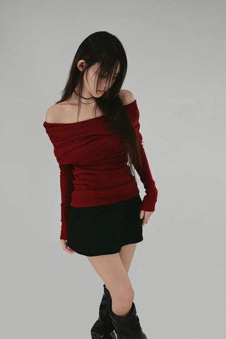 EL SIDE POCKET INCISION HOT MINI SKIRT