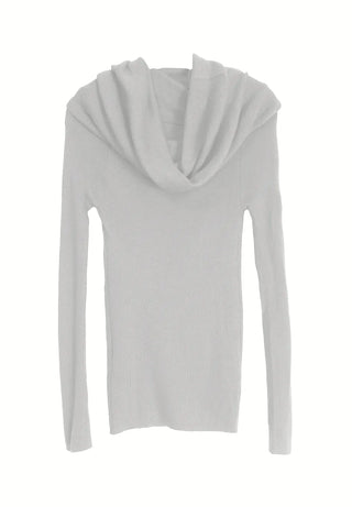 SHUSHU SOFT HALF OFF-SHOULDER KNIT Shushu Soft Loose Fit Half Off-Shoulder Knit