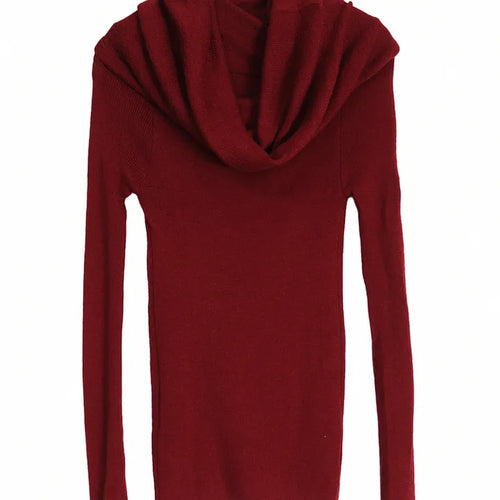 SHUSHU SOFT HALF OFF-SHOULDER KNIT Shushu Soft Loose Fit Half Off-Shoulder Knit