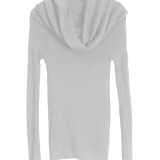 SHUSHU SOFT HALF OFF-SHOULDER KNIT Shushu Soft Loose Fit Half Off-Shoulder Knit