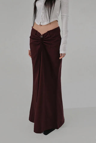 LILY UNBAL ONE-OFF-NECK CROPPED CARDIGAN
