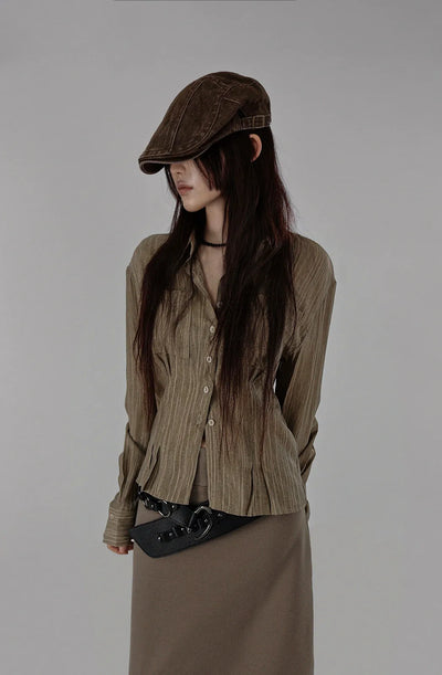 Pigment Vintage Buckle Hunting Cap