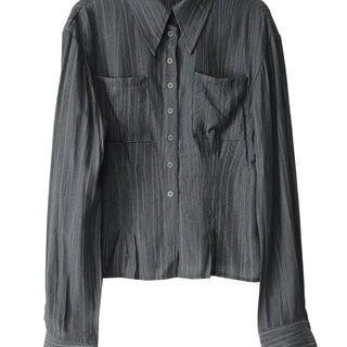 CHIRI POCKET PINTUCK SHIRT