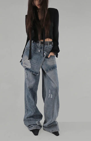 SUEDE DOUBLE TRENCH BELT LONG COAT