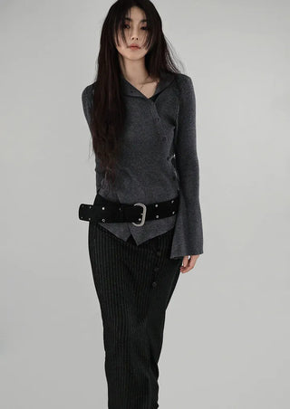 Folded Suede Texture Layer Flat Middle Ankle Boots