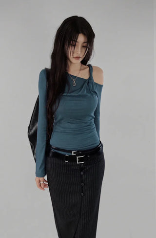 Folded Suede Texture Layer Flat Middle Ankle Boots