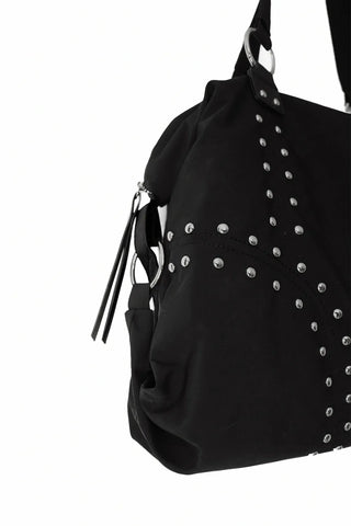 RING STUD SHOULDER BAG