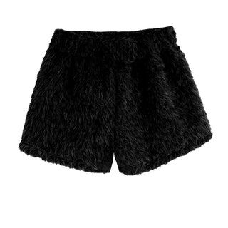 SHERI BANDING FUR PANTS SHORTS