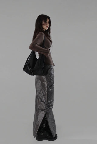 NUVE THREE BUCKLE WALKERS PLATFORM LONG BOOTS