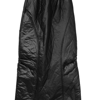 ZOO RINGDY POCKET SLIT PADDED LONG SKIRT