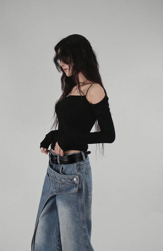 WEI STUD TWO-WAY CROSS SHOULDER BAG